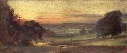 John Constable The Valley of the Stour at sunset 31 October1812 oil